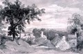 The Entrance to the Village of Edensor - John Constable
