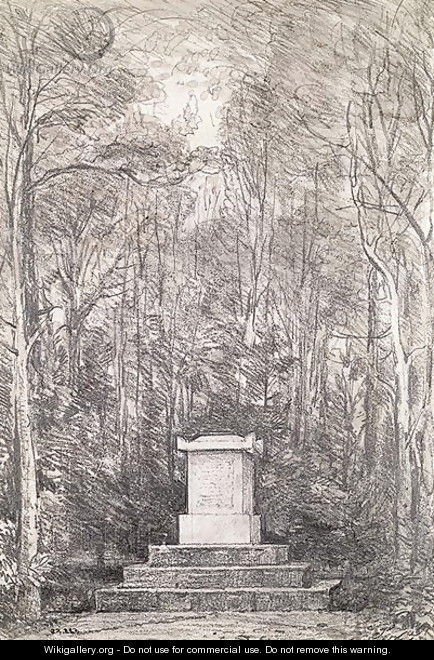 Cenotaph to Sir Joshua Reynolds at Coleorton Hall, Leicestershire, 1823 - John Constable