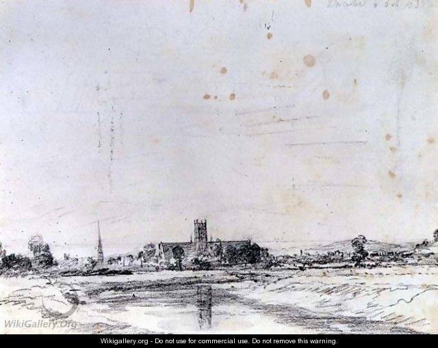 Worcester Cathedral from the South - John Constable