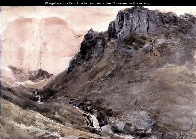 Eagle Crag, Borrowdale, 1806 2 - John Constable