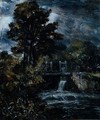 A sluice, perhaps on the Stour - John Constable