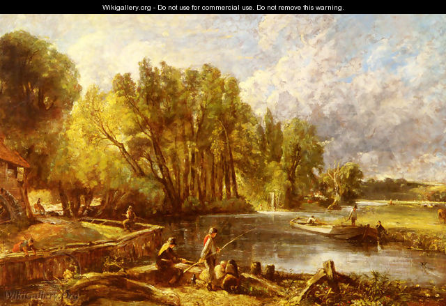 The Young Waltonians - Stratford Mill, c.1819-25 - John Constable