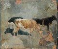 Study of Five Horned Cattle - John Constable