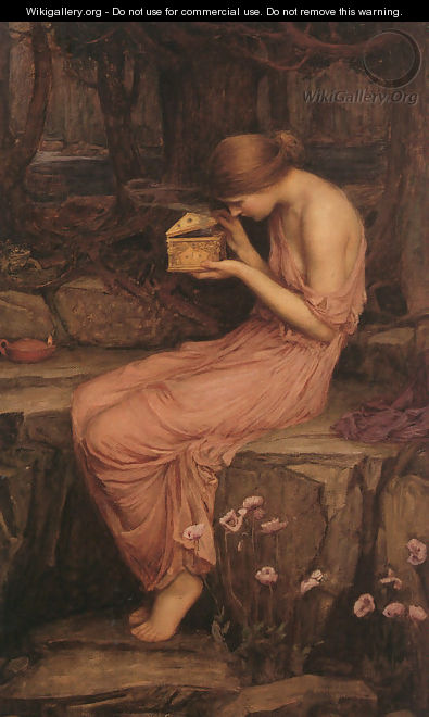Psyche Opening the Golden Box 1903 - John William Waterhouse