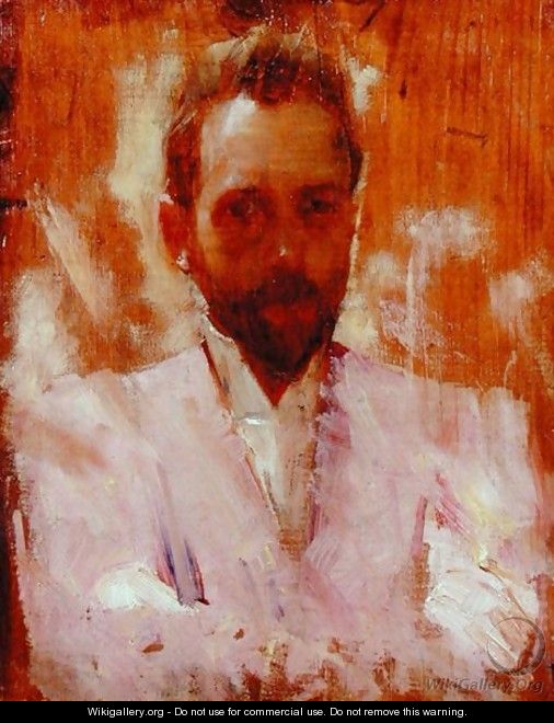 Portrait of the Painter Sir Ernest Arthur Streeton - Charles Edward Conder