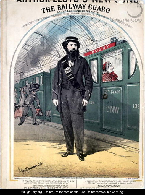 The Railway Guard, 1870 - Sebastiano Conca