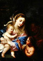 The Holy Family with Saint John the Baptist - Sebastiano Conca
