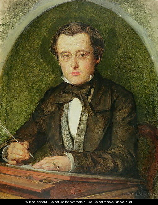Portrait of Wilkie Collins (1824-89) 1853 - Charles Allston Collins