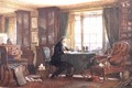 John Ruskin in his study at Brantwood, Cumbria, 1882 - William Gersham Collingwood
