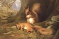 Squirrels in a Wood - Robert Collinson