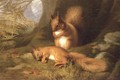 Squirrels in a Wood - Robert Collinson