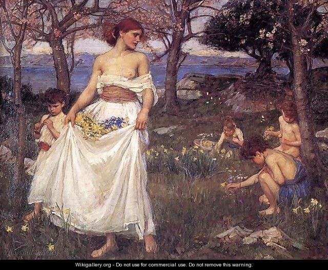 A Song of Springtime 1913 - John William Waterhouse