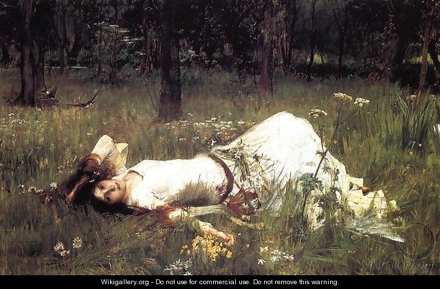 Ophelia 1889 - John William Waterhouse