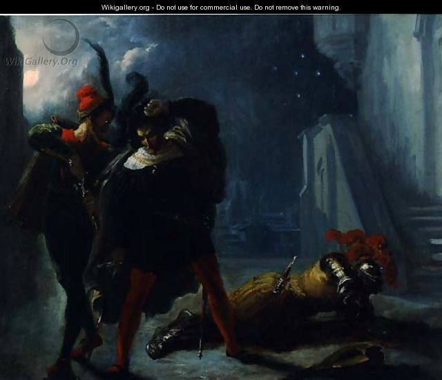 Death of Valentin - Alexandre-Marie Colin