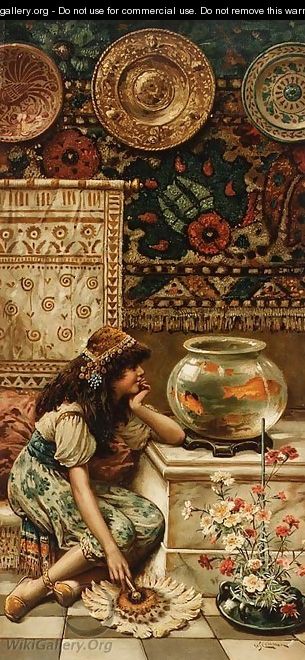 Goldfish, from the Pears Annual, Christmas, 1893 - William Stephen Coleman