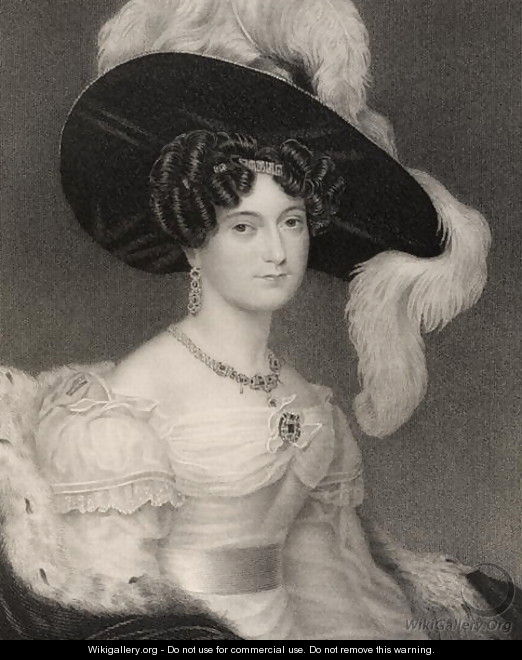 Victoria Maria Louis, Duchess of Kent and Strathearn 1835 - Henry Collen