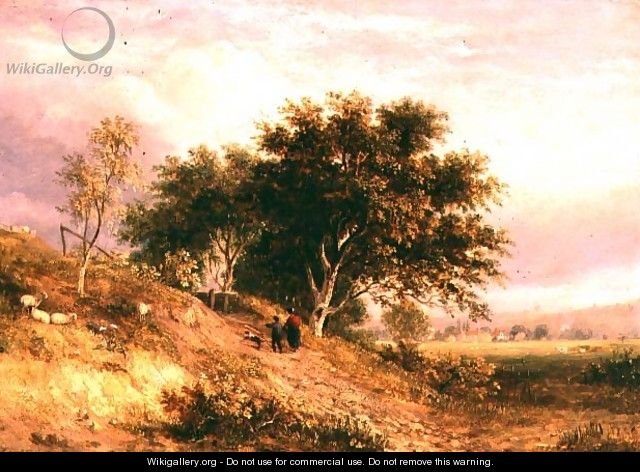 English Rural Landscape - Samuel David Colkett