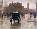 Columbus Avenue, Rainy Day, 1885 - Childe Hassam