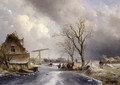 Winter scene, 1846 - Johan Barthold Jongkind