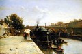 The Seine at Pont Marie, Paris, 1851 - Johan Barthold Jongkind