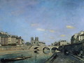 The Seine and Notre Dame in Paris, 1864 - Johan Barthold Jongkind