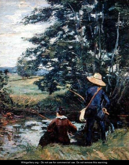 The Anglers, c.1885 - Armand Guillaumin