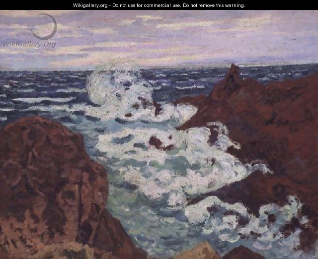 Storm at Agay, 1895 - Armand Guillaumin