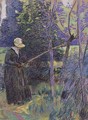 Madame Guillaumin fishing, c.1894 - Armand Guillaumin