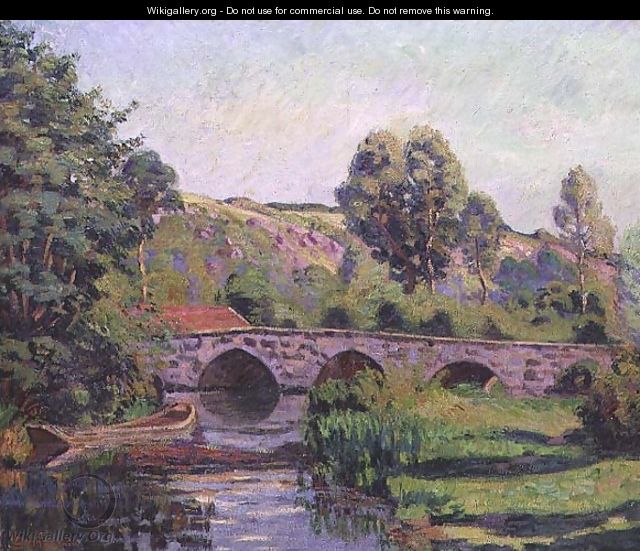 The Bridge at Boigneville, c.1894 - Armand Guillaumin
