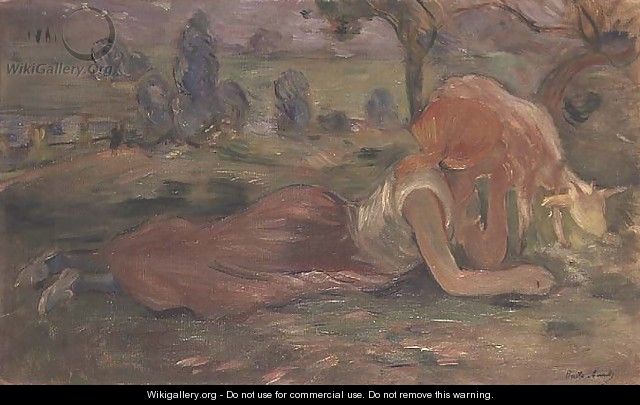 The Goatherd 1891 - Berthe Morisot