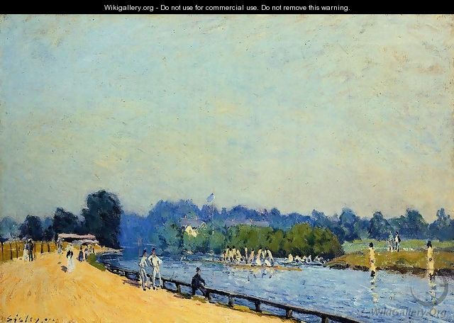Road from Hampton Court - Alfred Sisley