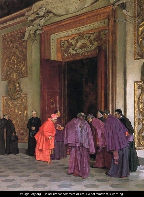 Receiving the Cardinal - Tito-Giovanni Lessi