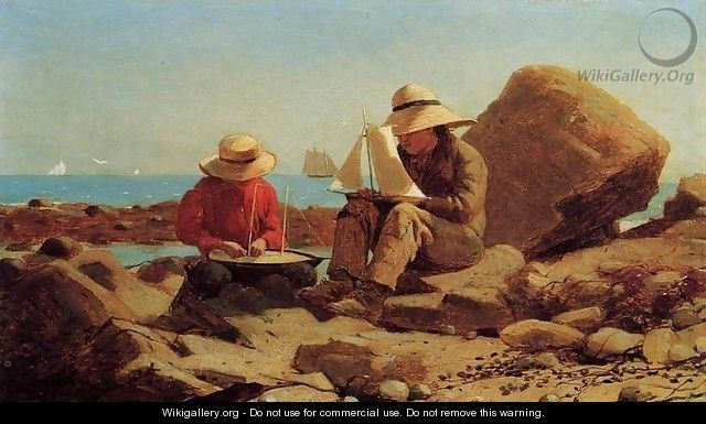 The Boat Builders - Winslow Homer