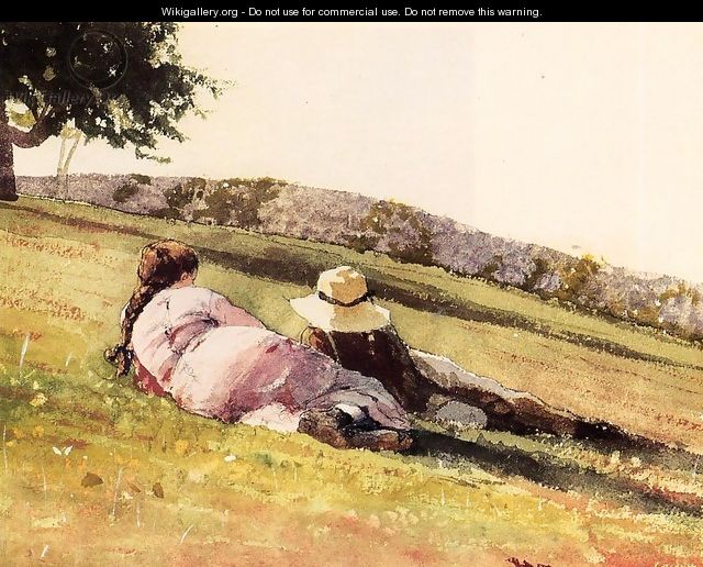 On the Hill - Winslow Homer