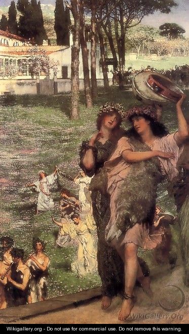On the Road to the Temple of Ceres: A Spring Festival - Sir Lawrence Alma-Tadema