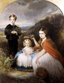 Portrait of the Middleton Children: Jessie Caroline Colla, Alfred Harold and Alice Edith 1864 - William Crawford