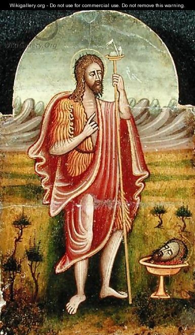 St. John the Baptist Contemplating Martyrdom - Anonymous Artist