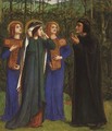 The Meeting of Dante and Beatrice in Paradise - Dante Gabriel Rossetti