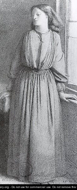 Portrait of Elizabeth Siddal I - Dante Gabriel Rossetti