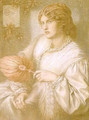 Woman with a Fan - Dante Gabriel Rossetti