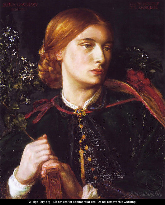 Portrait of Maria Leathart - Dante Gabriel Rossetti