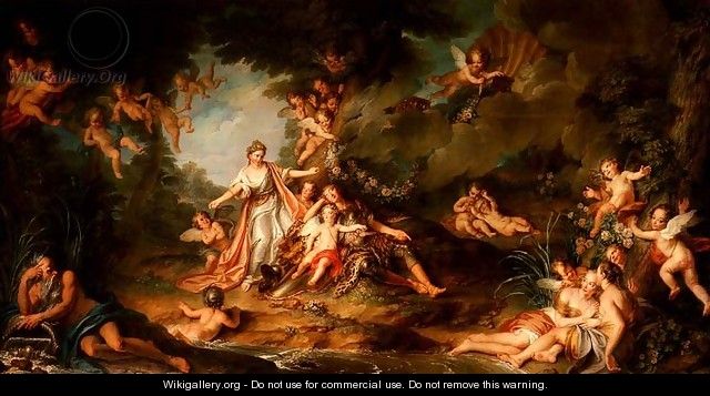 Armide Wishing to Hit Renaud, 1741 - Charles-Antoine Coypel