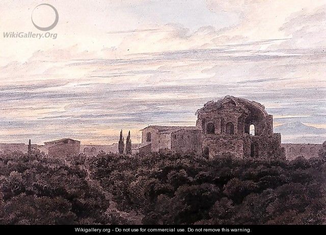 Temple of Minerva Medica - John Robert Cozens