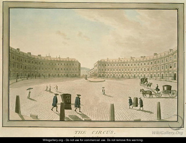 The Circus Bath, 1773 - John Robert Cozens