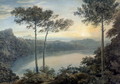 Lake Albano and Castel Gandolfo - John Robert Cozens