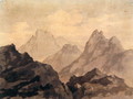 Mountain Tops (A Mountain Study), c.1780 - Alexander Cozens