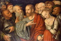 Christ and the Woman taken in Adultery - Lucas The Younger Cranach