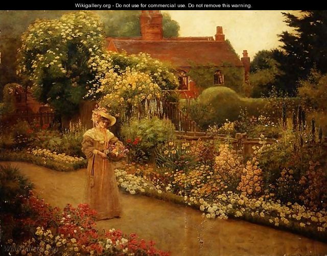 An English Garden - Percy Robert Craft An English Garden - Percy Robert Craft