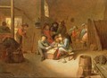 A Guardroom Interior with Soldiers playing Cards - Joos van Craesbeeck