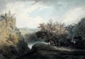 The Lake of Nemi c.1783-85 - John Robert Cozens
